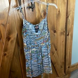 Cute Hawaiian print strappy blouse. Purchased at the Harley Davidson in Maui